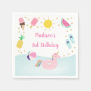 Zoek naar zwembad servetten Poolfeest verjaardag