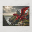 Zoek naar rode draak van wales briefkaarten Cymru