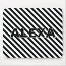 Zoek naar zwart witte strepen muismatten Elk persoon