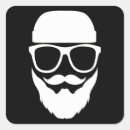 Zoek naar baarden stickers Zwart wit