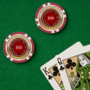 Zoek naar gouden pokerchips Rood