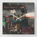 Zoek naar treinen klokken Locomotief