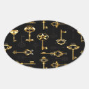 Zoek naar sleutels stickers Goud