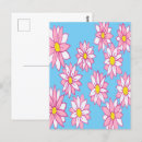 Zoek naar witte en blauwe briefkaarten Roze
