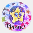 Zoek naar winnaars stickers Elk persoon