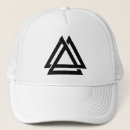 Zoek naar driehoek petten Abstract