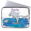 Zoek naar dolfijnen laptop sleeves Schattig