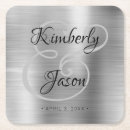 Zoek naar zilver onderzetters Voor hem/haar