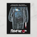 Zoek naar horror movie briefkaarten Friday the 13th