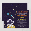 Zoek naar ruimteschip uitnodigingen Verjaardagsfeest