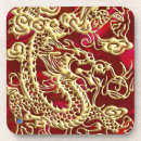 Zoek naar chinese astrologie onderzetters Rood