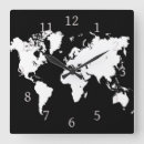 Zoek naar continenten klokken Wereld