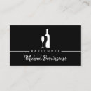 Zoek naar barman visitekaartjes Cocktail