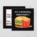 Zoek naar fast food uitnodigingen Hamburgers