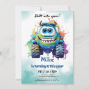 Zoek naar monster party uitnodigingen Monstertruck