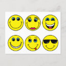 Zoek naar gekke gezichten briefkaarten Emoticon