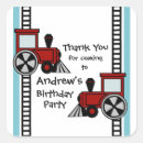 Zoek naar trein spoor stickers Verjaardag