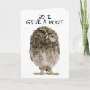 Zoek naar grappige roofvogel kaarten Uil