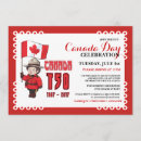 Zoek naar canada day uitnodigingen Canadese vlag