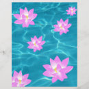 Zoek naar waterlelie briefpapier Roze