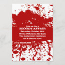 Zoek naar bloedig uitnodigingen Sjabloon