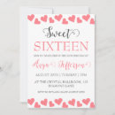 Zoek naar girly sweet 16 uitnodigingen Lief 16 verjaardagsfeestje