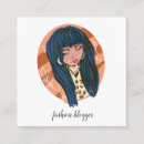 Zoek naar mode illustratie visitekaartjes Blogger
