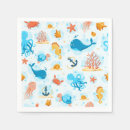 Zoek naar leuke octopus servetten Ocean