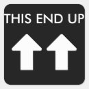 Zoek naar richtingen stickers Waarschuwing