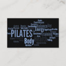 Zoek naar yoga klasse visitekaartjes Pilates