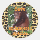 Zoek naar bedreigde diersoorten stickers Wild