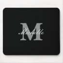 Zoek naar monogram muismatten Zwart en wit