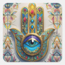 Zoek naar gouden oog stickers Hamsa