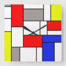 Zoek naar mondriaan klokken Geometrisch