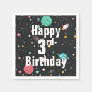 Zoek naar planeten servetten Ruimteschip