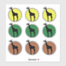 Zoek naar gele cirkel stickers Elk persoon