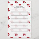 Zoek naar rode harten briefpapier Rood en wit