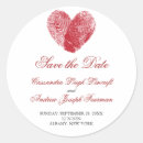 Zoek naar vingerafdrukken stickers Hart