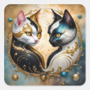 Zoek naar yin yang kat stickers Katten