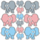 Zoek naar cartoon olifanten stickers Baby