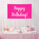 Zoek naar pink spandoeken Gelukkige verjaardag