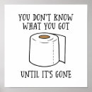 Zoek naar toiletpapier posters Coronavirus