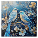 Zoek naar mooie vogel tegels Bloemen