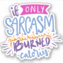 Zoek naar calorieën stickers Grappig