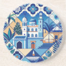Zoek naar azulejo tegel onderzetters Middellandse zee