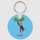 Zoek naar chimpansee sleutelhangers Cartoon