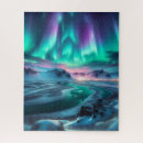 Zoek naar aurora borealis puzzels Rivier