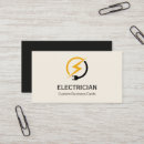 Zoek naar elektricien logo visitekaartjes Professioneel