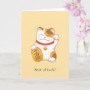 Zoek naar maneki neko kaarten Schattig