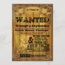 Zoek naar wanted uitnodigingen Westers